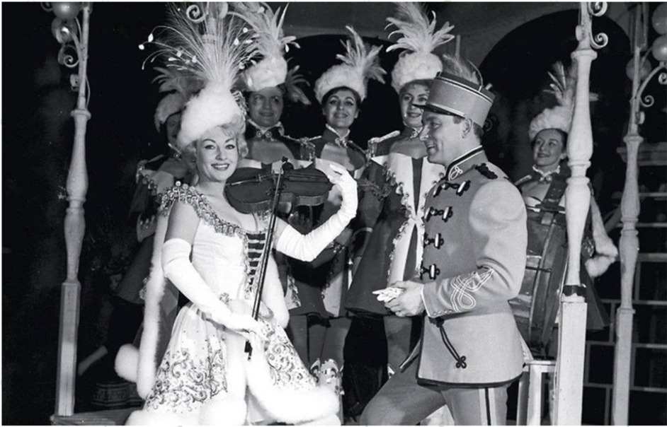 Paulette Merval et Marcel Meskes a Mogador en 1962