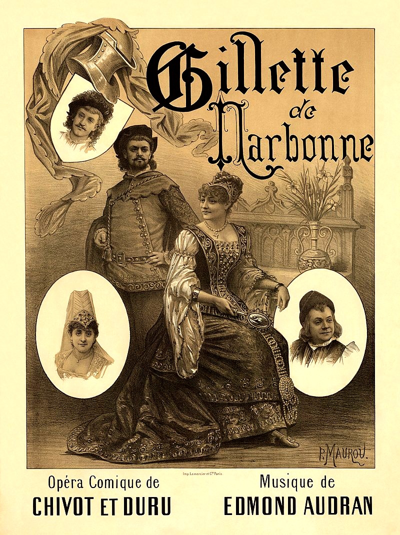 800px Paul Maurou Poster for Edmond Audrans Gillette de Narbonne