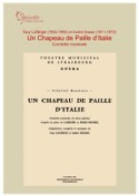 Ouvrages Un chapeau de paille dItalie